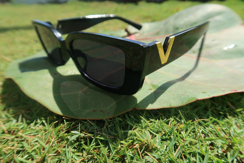 V-Shaped Framed Sunglasses