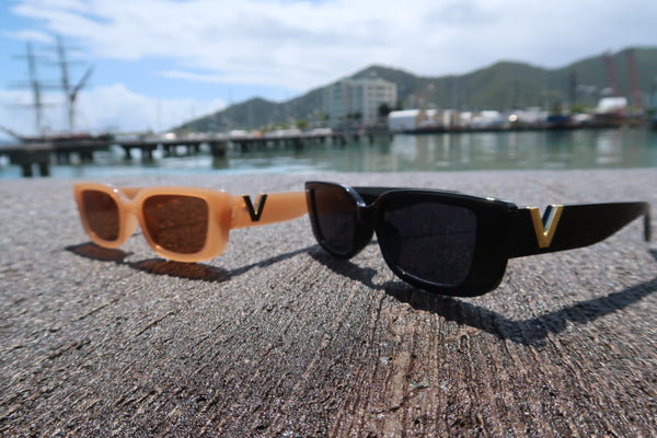 V-Shaped Framed Sunglasses